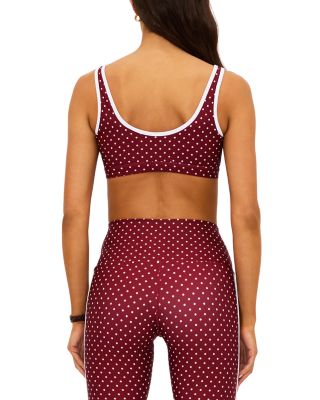Moxie Dot Print Top  