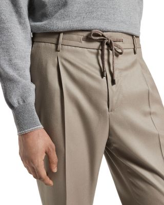 Relaxed Fit Wool Trousers