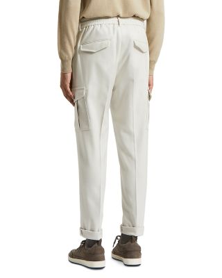 Relaxed Fit Drawstring Cargo Pants
