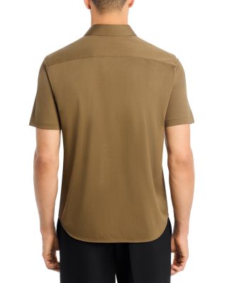 Irving Short-Sleeve Shirt in Structure Knit