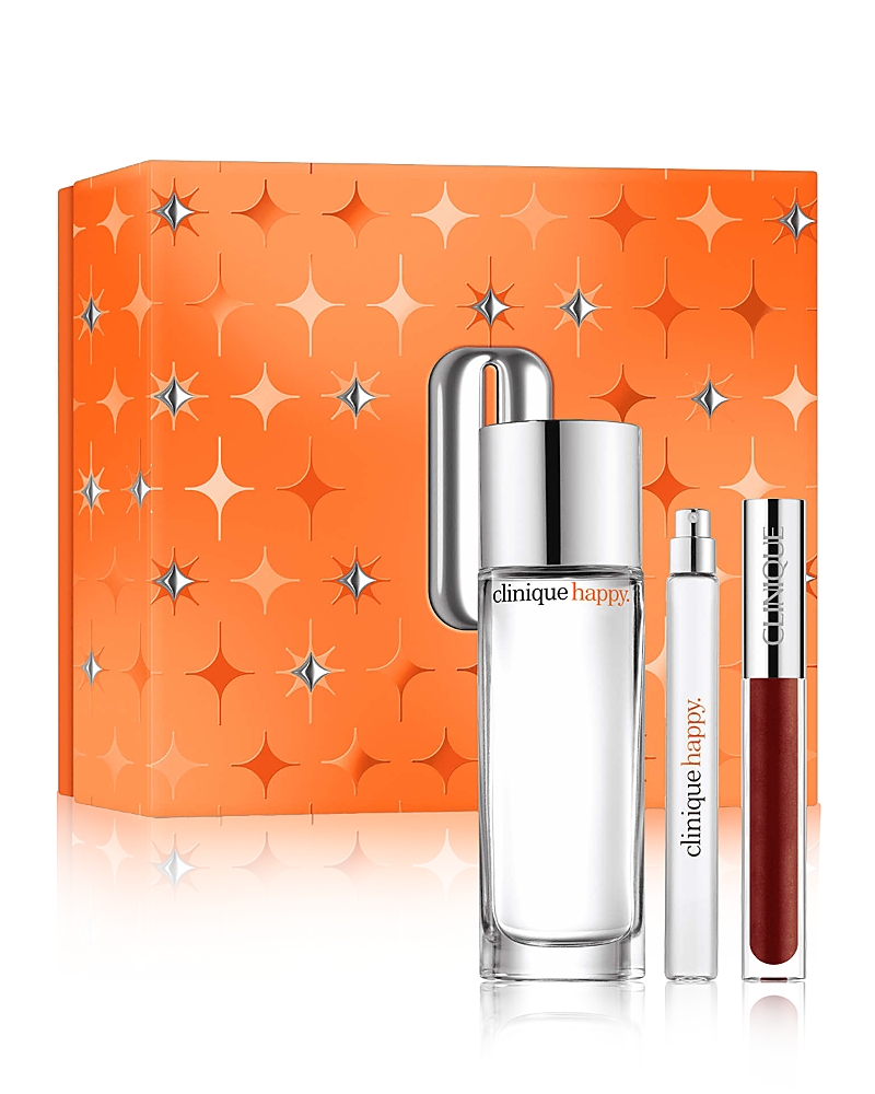 Clinique Perfectly Happy Perfume & Lip Gloss Gift Set ($142 Value)