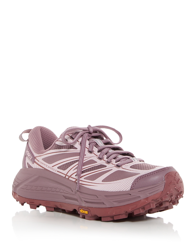Hoka Women's Mafate Speed 2 Low Top Sneakers In Pink