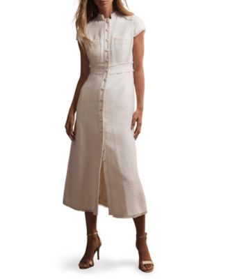 Women's Boucle Midi Dress