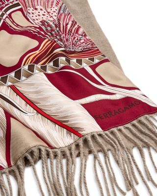 Giada Cashmere & Silk Reversible Cape