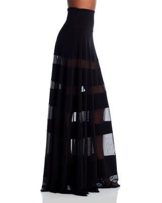 Spliced Maxi Skirt