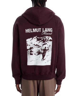 Relaxed Fit Graphic Ski Hoodie