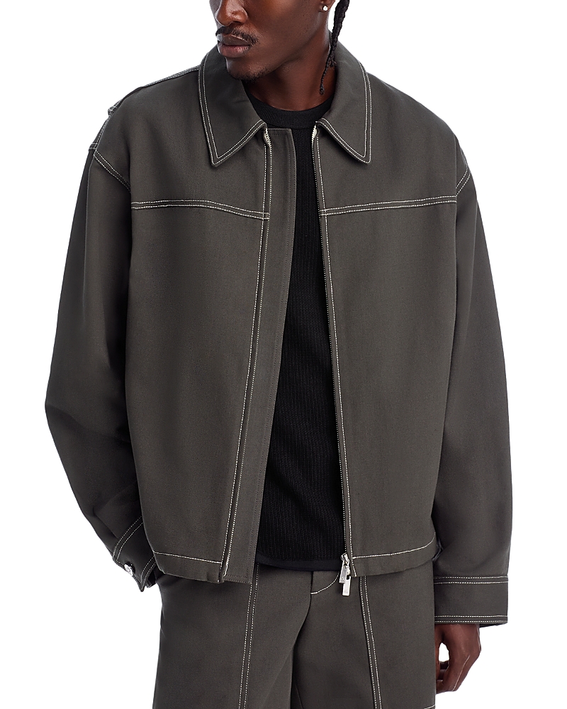 Helmut Lang Relaxed Fit Carpenter Jacket In Brown