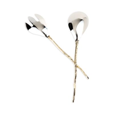 Olive Branch Serving Spoon Two Piece Set