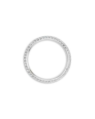 Diamond Pav&eacute; Eternity Band in 14K White Gold, 1.0 tcw