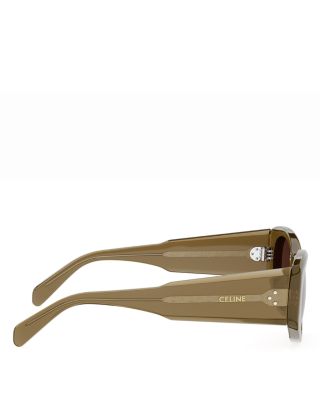 3 Dots Rectangle Sunglasses, 54mm