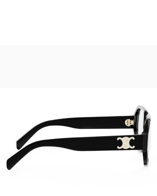 Triomphe Geometric Eyeglasses, 55mm