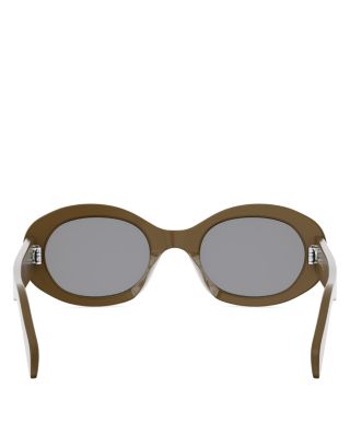 Triomphe Oval Sunglasses, 52mm