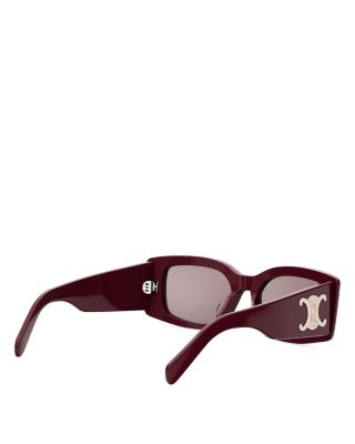 Maxi Triomphe Rectangle Sunglasses, 53mm