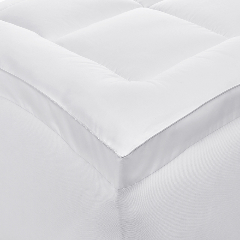 Hudson Park Collection Bloomingdale's My Plush Mattress Topper, California King In White