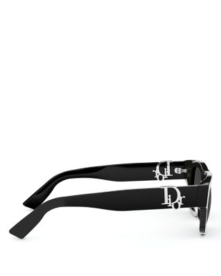 DiorOblique S3I Rectangle Sunglasses, 52mm