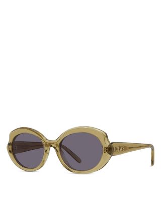 Slim Geometric Sunglasses, 54mm