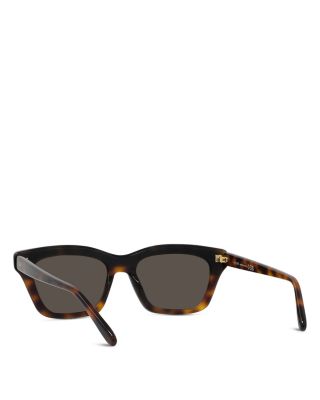 Slim Geometric Sunglasses, 53mm