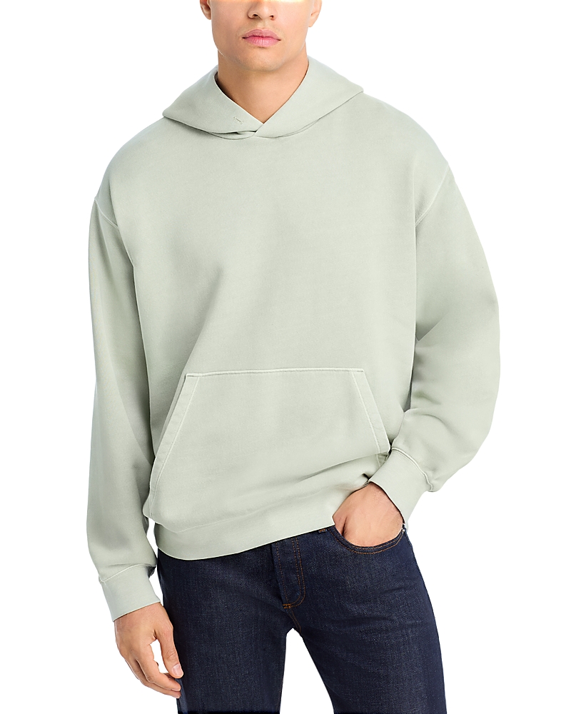 Madewell The Mccarren Midweight Hoodie Sweatshirt In Green