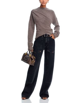 Plush Slouchy Crewneck Sweater