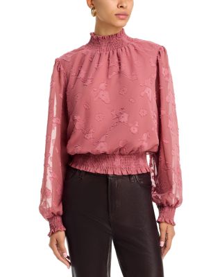 Fable Charm Mock Neck Top