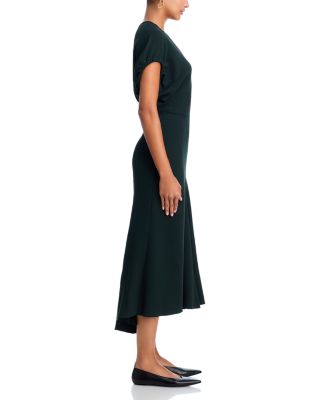 Blouson Midi Dress
