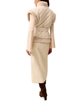 Beatrice Fleece Trim Vest