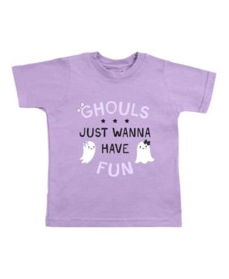 Girls' Ghouls Just Wanna Have Fun Halloween Short Sleeve T-Shirt - Baby