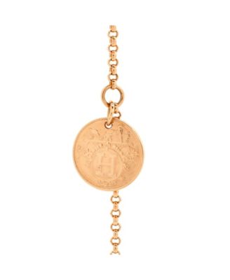 Small Ex-Libris Bracelet 18K Rose Gold with Diamond