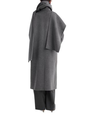 Wool Cashmere Signature Scarf Coat
