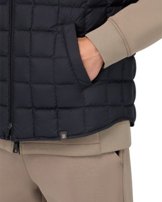 Gilet In Technical Fabric With Goose Down