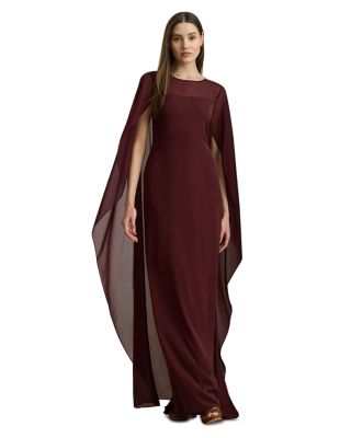 Cape Georgette Gown