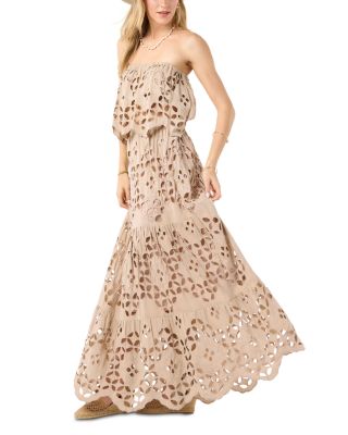 Bora Bora Eyelet Cutout Skirt