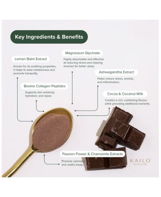 Sleep Well Chocolate Flavoured Collagen Protein Powder 26.45 oz.