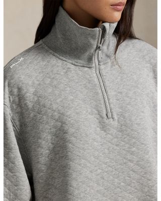 Quilted Half Zip Pullover
