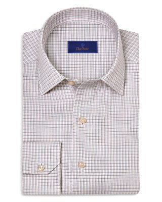 Cotton Cashmere Micro Check Sport Shirt