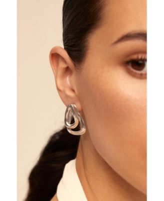  Interlocked Link Earrings