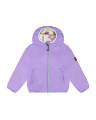 Girls' Reversible Mid-Season Sherpa Jacket - Big Kid