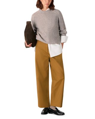 Aria Mix Crewneck Knit Sweater