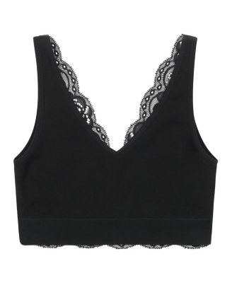Soft V Lace Reversible Bralette