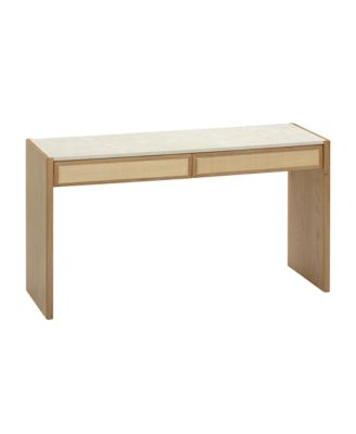 Paige Natural Oak Console/Desk
