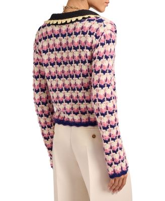 La Doublej Long Sleeves Picket Polo Shirt Multicolor