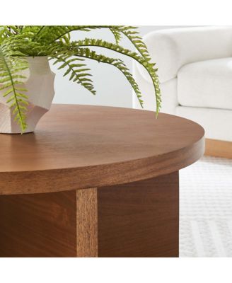 Silas Round Wood Coffee Table