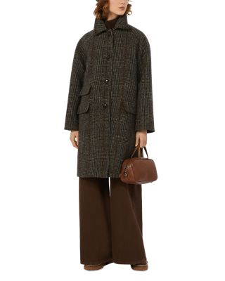 Weekend 2 Pitone Wool Blend Coat