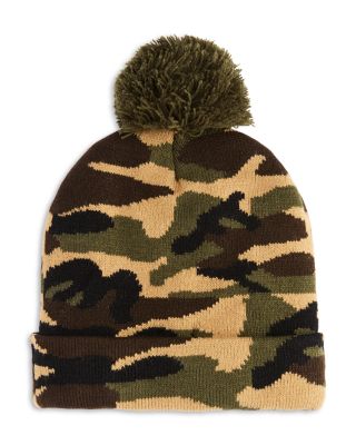 Boys' Camo Jacquard Knit Cuff Beanie & Gloves Set - Little Kid, Big Kid