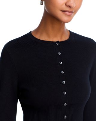 Crewneck Cardigan Sweater