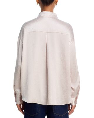 Oversized Satin Shirt - Exclusive