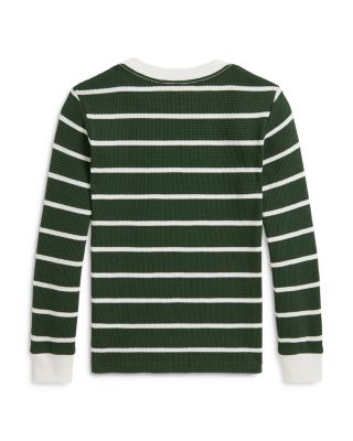 Boys' Waffle Knit Cotton Long Sleeve Tee - Little Kid