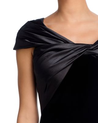 Wrap Neckline Cocktail Dress