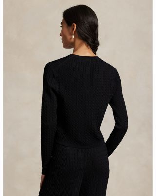 Mini Cable Cropped Sweater