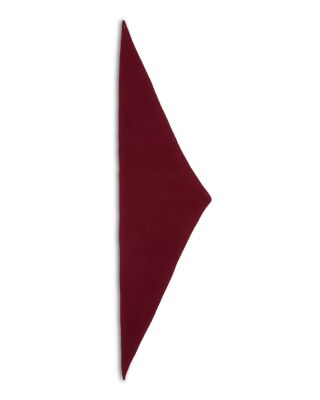 Solid Knit Triangle Scarf